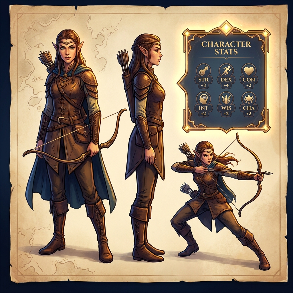 Character Sheet example