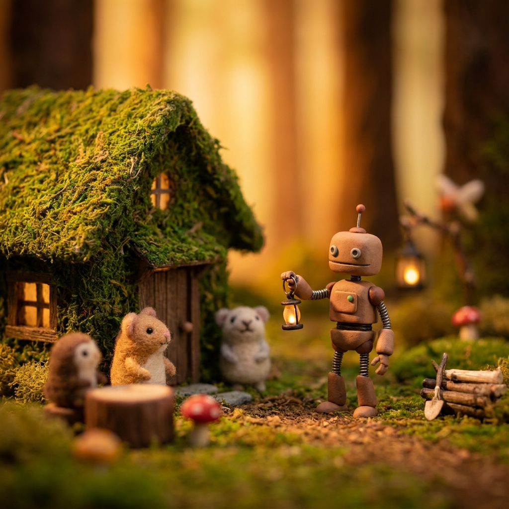 Stop Motion Diorama example