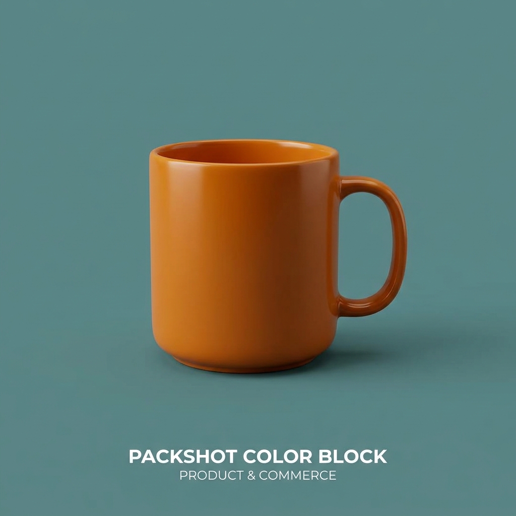 Packshot Color Block example