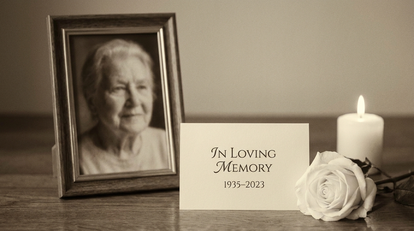 Celebration of Life example