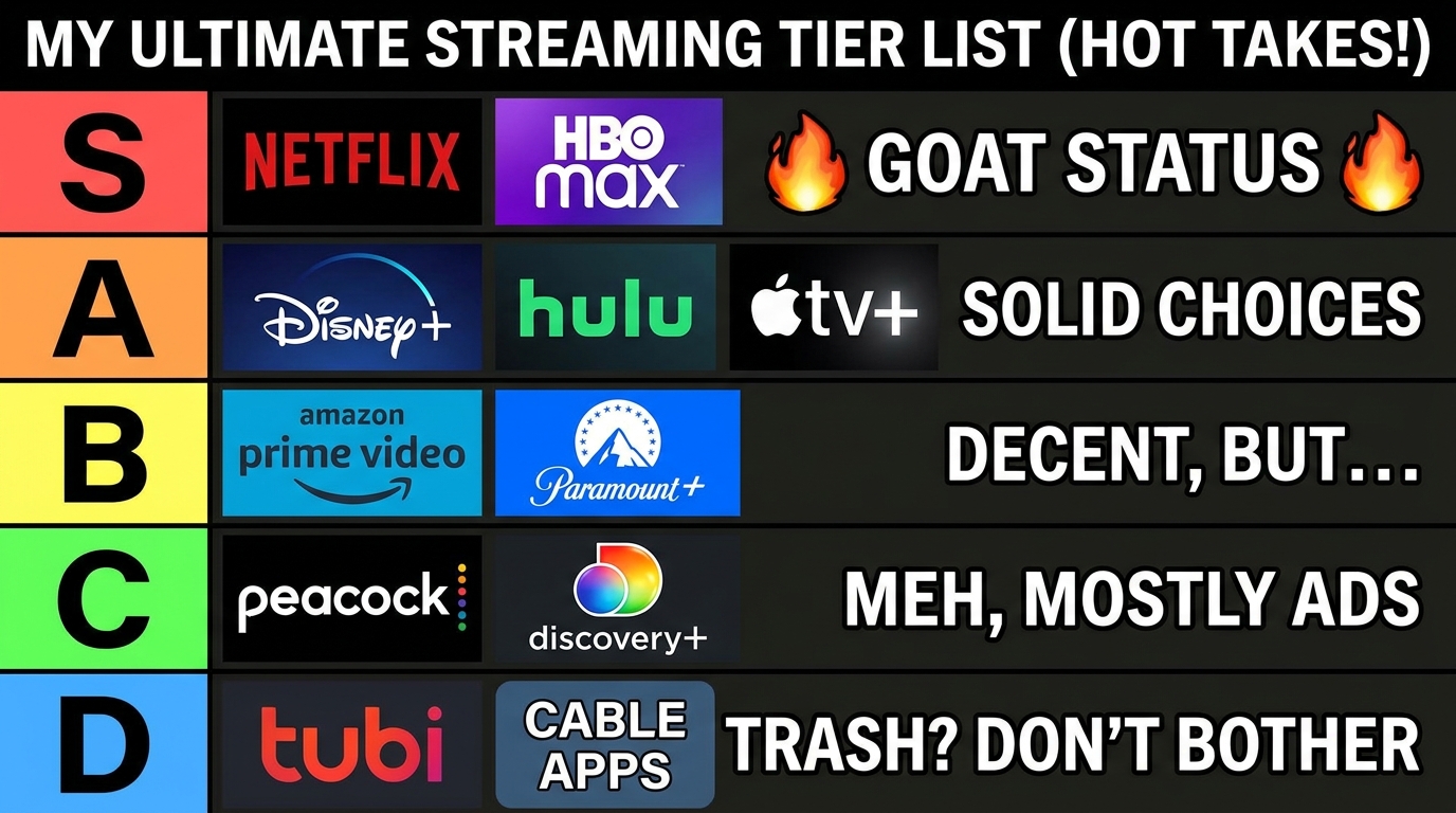 Tier List / Ranking example